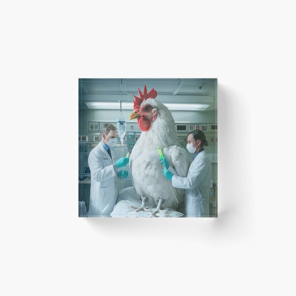 Item preview, Sick Hen in the Hospital designed and sold by M-Y-A-R-T-.
