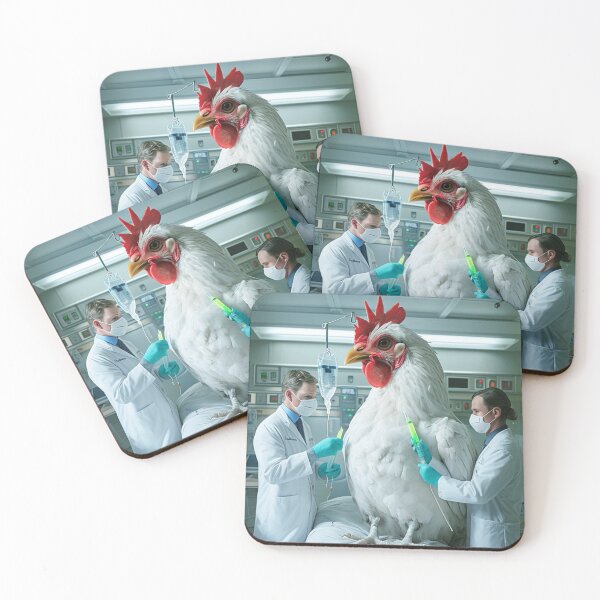 Item preview, Sick Hen in the Hospital designed and sold by M-Y-A-R-T-.