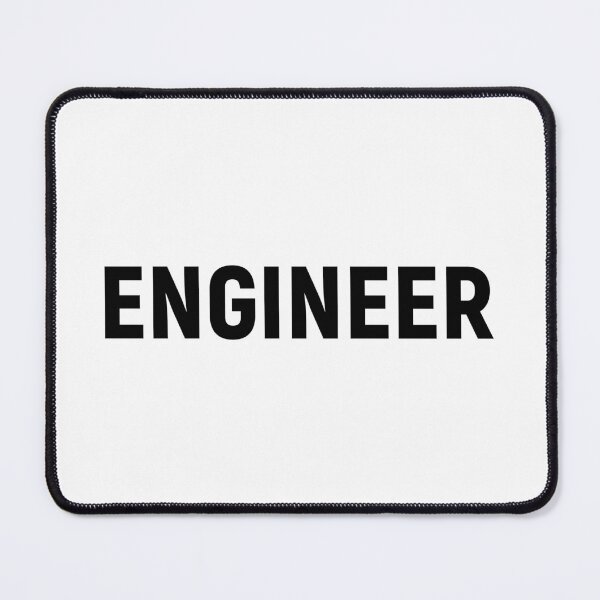 Item preview, Engineer - Job Title Text (Black) designed and sold by STUDIO-72.