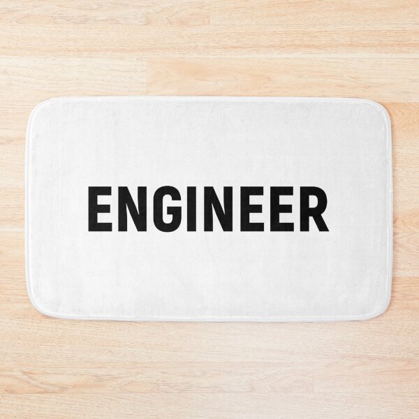 Item preview, Engineer - Job Title Text (Black) designed and sold by STUDIO-72.