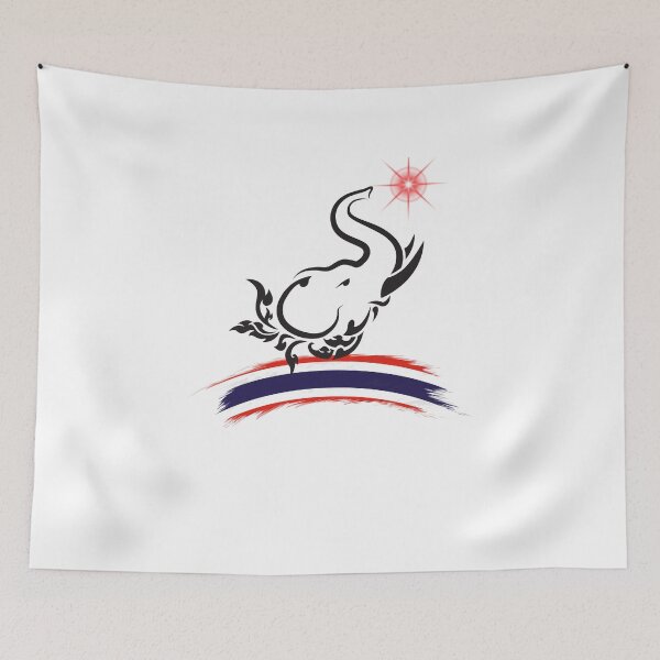 Item preview, Thai Elephant Art | Thai Elephant Design | Thai Elephant Culture designed and sold by Happyfreedom.