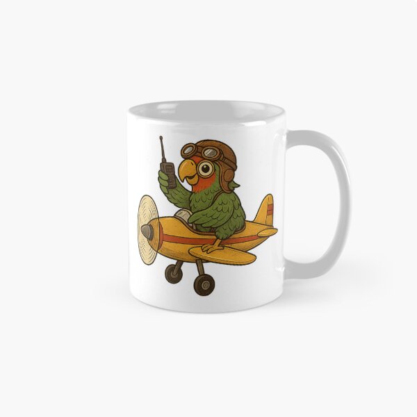 Item preview, Parrot Pilot with Airplane designed and sold by photoparadise22.