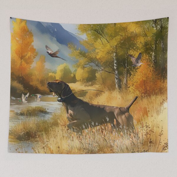 Item preview, German Shorthaired Pointer , The Gundog  designed and sold by TammyHunterArt.