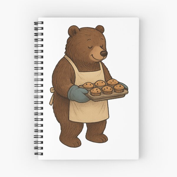 Item preview, Baking Bear with Muffins designed and sold by photoparadise22.