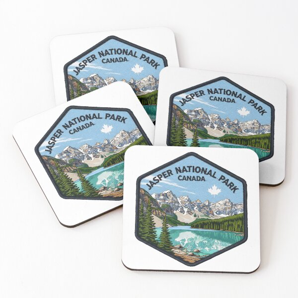 Item preview, Jasper National Park Alberta Canada Patch Embroidery design designed and sold by LittleArij.