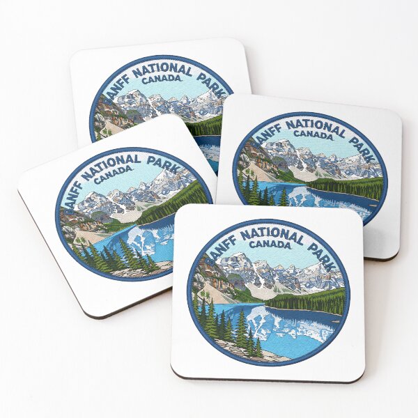 Item preview, Banff National Park Alberta Canada Patch Embroidery design designed and sold by LittleArij.