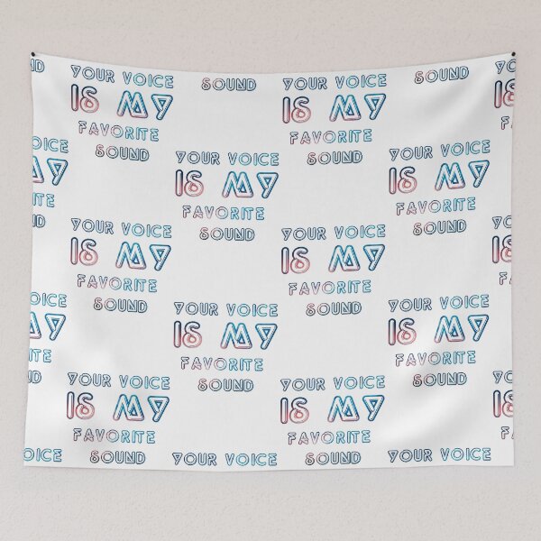 Item preview, your voice is my favorite sound designed and sold by manuelyoussef.