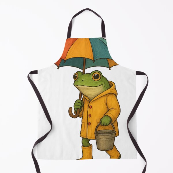 Item preview, Rainy Day Frog with Umbrella designed and sold by photoparadise22.