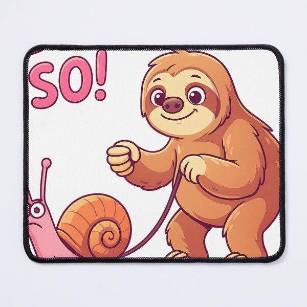 Item preview, Don't pull so sloth snail cartoon designed and sold by Bloxxxdesign.