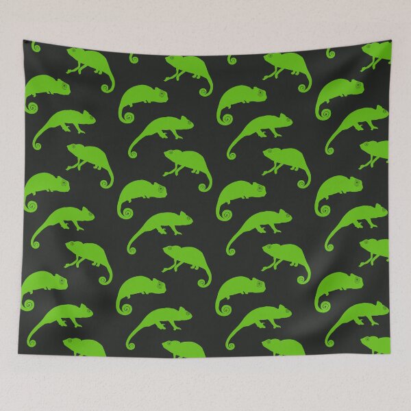 Item preview, Cute Chameleon Pattern designed and sold by CreativeBridge.