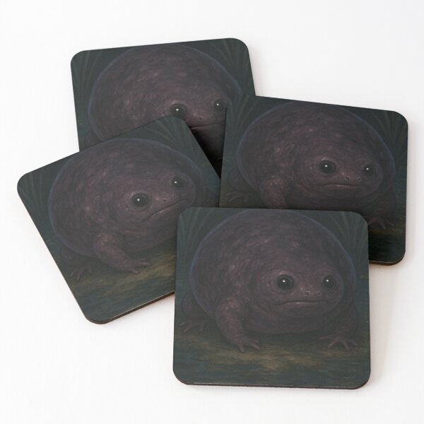 Item preview, Indian Purple Frog Artwork – Rare Burrowing Nocturnal Amphibian designed and sold by NocturnalNook.