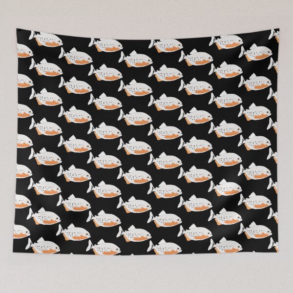Item preview, Piranha Fish Pattern designed and sold by CreativeBridge.