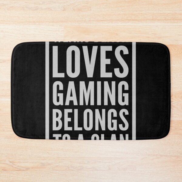 Item preview, Wears Black Loves Gaming Belongs To A Clan designed and sold by rexbailey3.