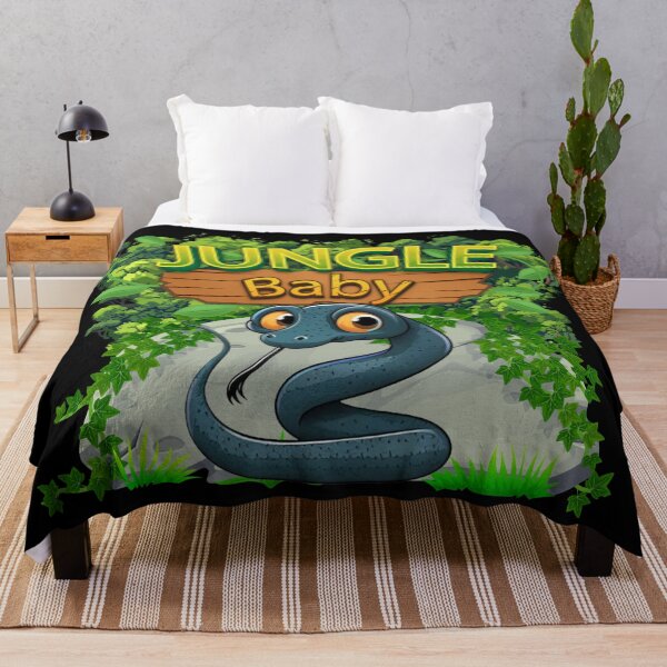 Item preview, Cute Jungle Baby Indigo Snake, Fun Woodland Wildlife Animal Character designed and sold by ForestBabies.
