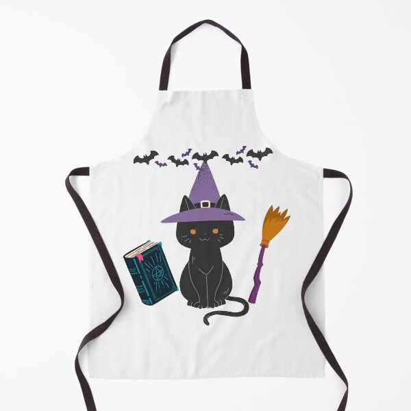 Item preview, Cute Witch Cat – Magical Halloween Feline designed and sold by LunazEyes.