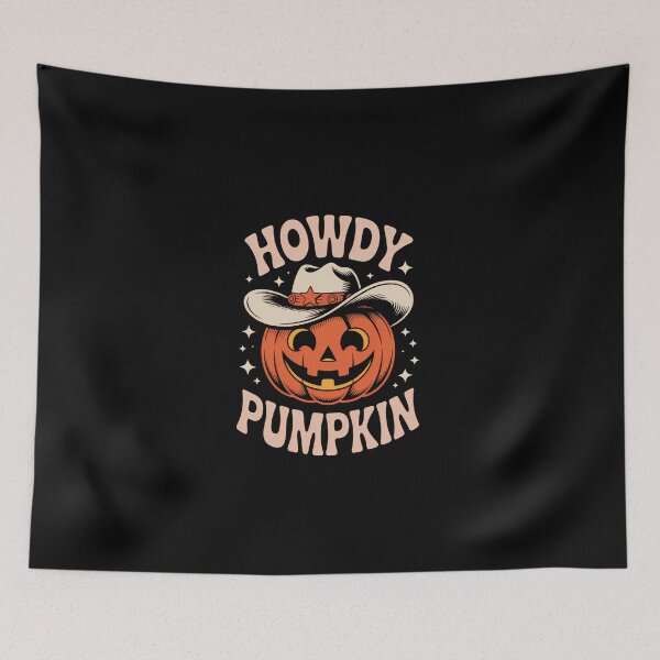 Item preview, Howdy Pumpkin Autumn Western Halloween Cowgirl designed and sold by KarstenNoanra.