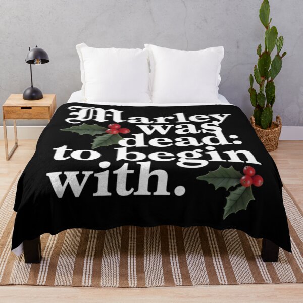 Item preview, Marley Was Dead - To Begin With Funny Quote Xmas  designed and sold by BradStiedem.