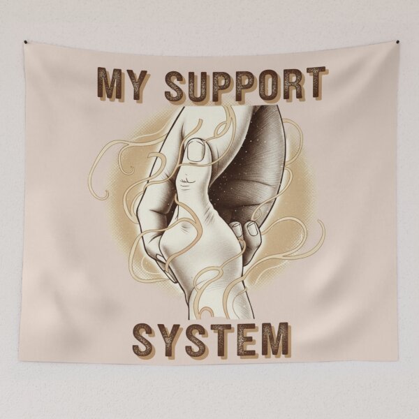 Item preview, My Support System – Hands of Strength designed and sold by Iuqiune.