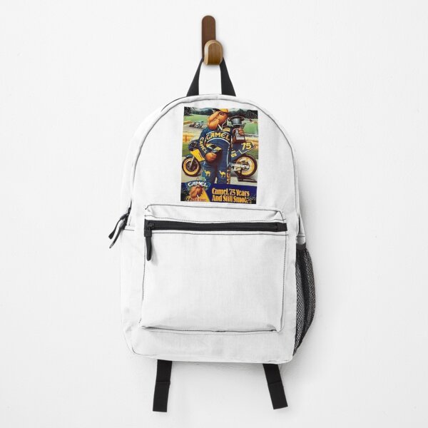 Item preview, Retro Camell Racing Biker Vintage 80s Motorcycle Art designed and sold by Burpslug.