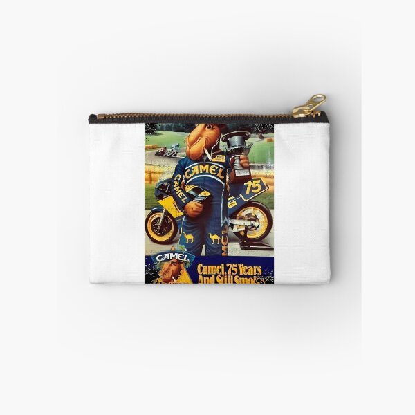 Item preview, Retro Camell Racing Biker Vintage 80s Motorcycle Art designed and sold by Burpslug.