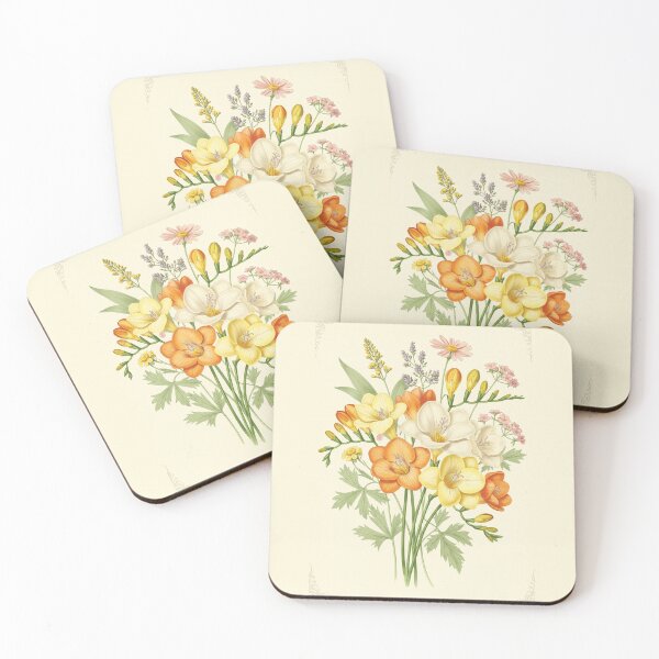 Item preview, Vintage Wildflower Bouquet Botanical Art Print 4 designed and sold by Pasteltone.