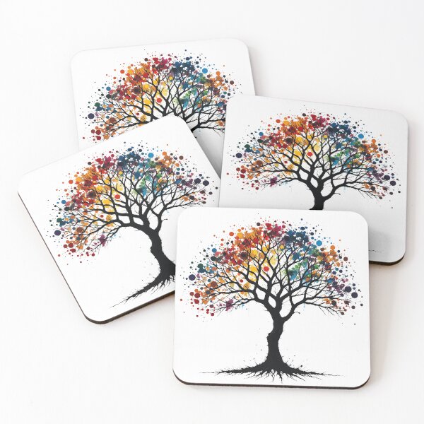 Item preview, Tree of Life Splatter Abstract designed and sold by AbhishekPanwar.