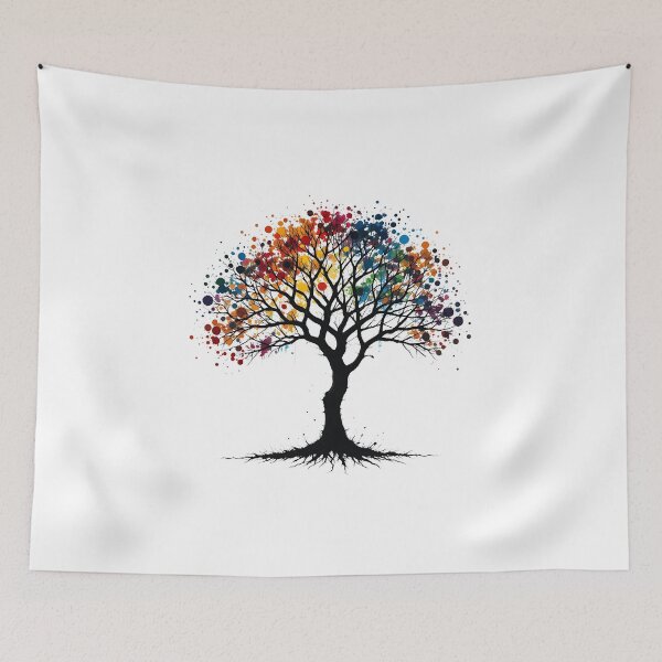 Item preview, Tree of Life Splatter Abstract designed and sold by AbhishekPanwar.