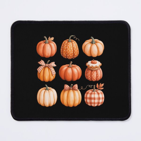 Item preview, Thanksgiving Pumpkin Coquette Bow Pumpkin Spice Plaid designed and sold by Sunset4Bones.