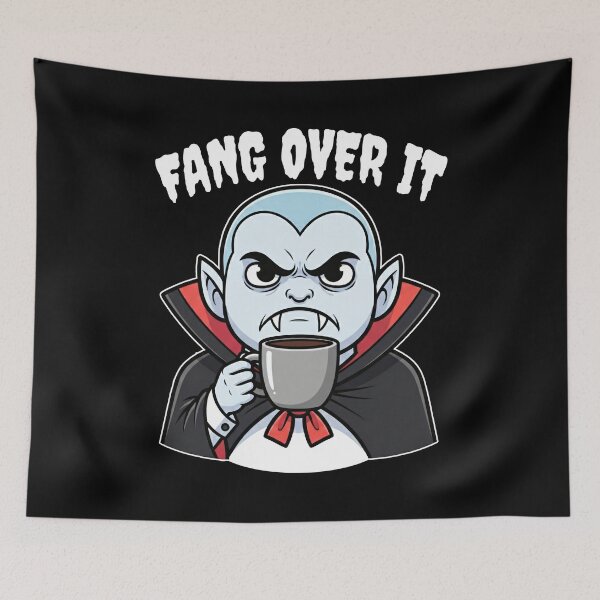 Item preview, FANG OVER IT - VAMPIRE HALLOWEEN designed and sold by KEF Custom.