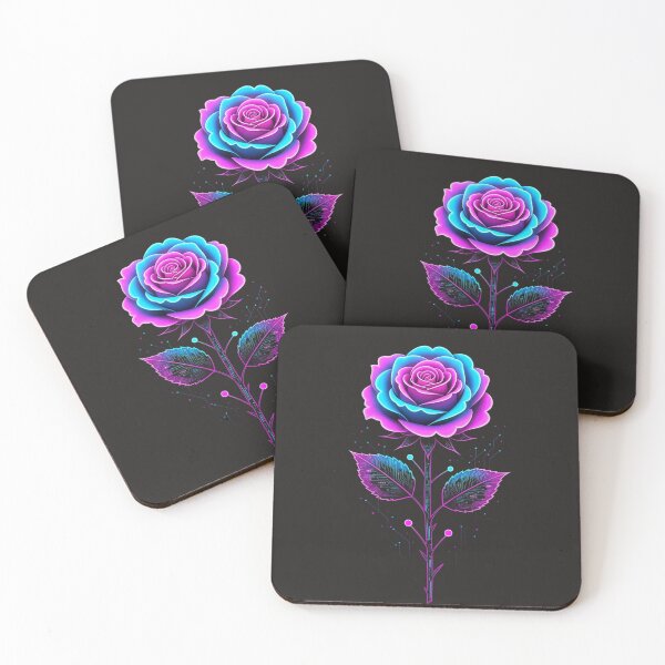 Item preview, ross creation Neon rose digital art  designed and sold by DSSArt.