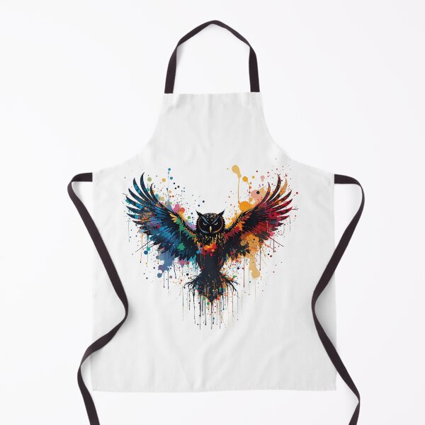 Item preview, Abstract Owl Splatter Art designed and sold by AbhishekPanwar.