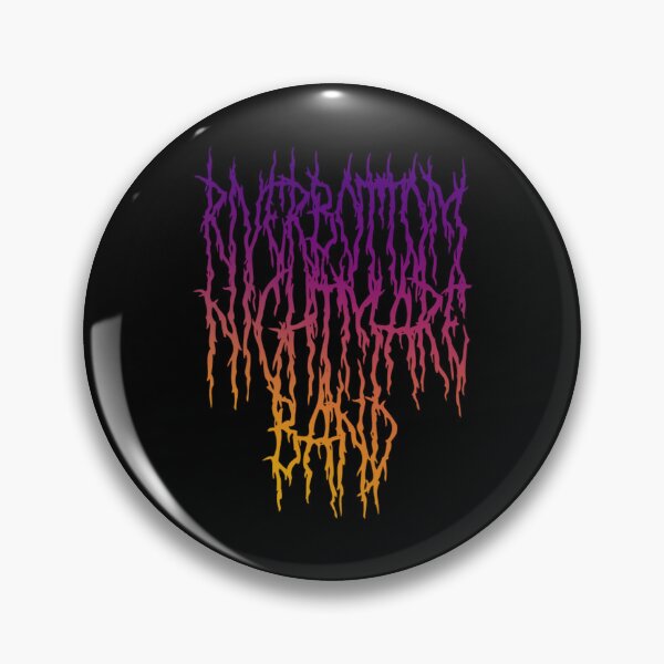 Item preview, Riverbottom Nightmare Band Metal Logo  designed and sold by FlowerShirtShop.