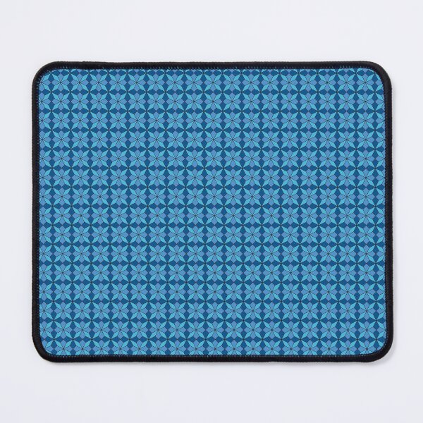Item preview,  blue rhombus geometric mandala designed and sold by TrilliBrilli.
