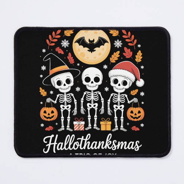 Item preview, Halloween Thanksgiving Christmas Skeleton Funny designed and sold by blueyeeti.