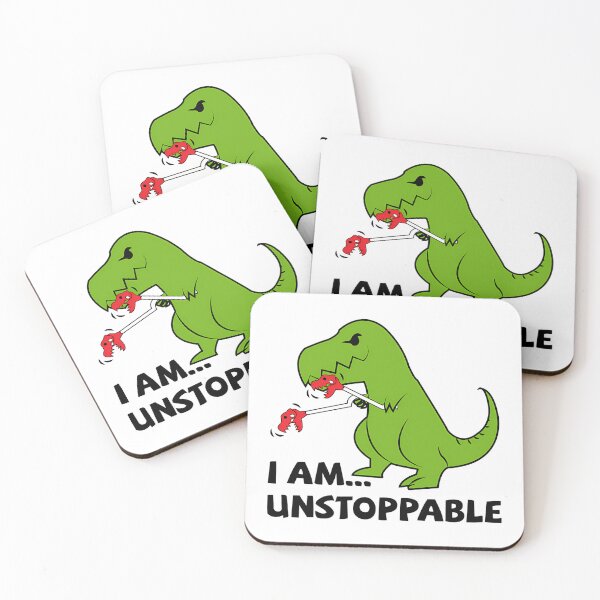Item preview, I Am Unstoppable T-Rex – Funny Dinosaur Meme Design designed and sold by DanielleMargie.