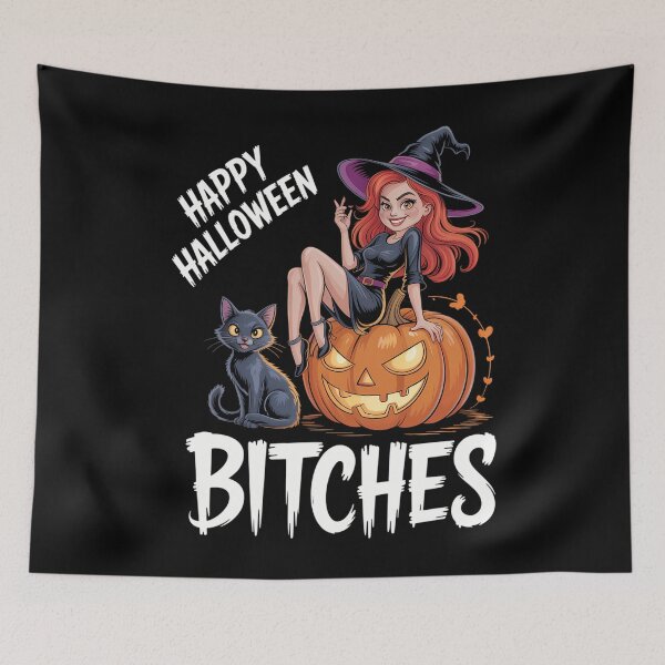 Item preview, Happy Halloween Funny Witch designed and sold by blueyeeti.