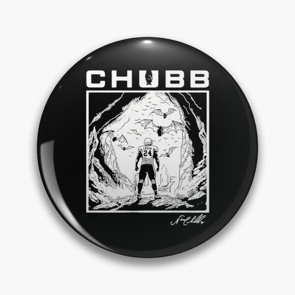 Item preview, Sepia Silhouette Nick Chubb designed and sold by AgnesWalkeres.