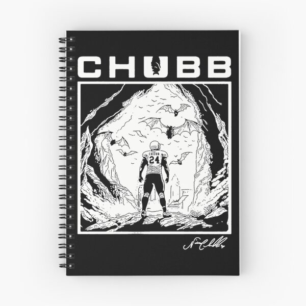 Item preview, Sepia Silhouette Nick Chubb designed and sold by AgnesWalkeres.
