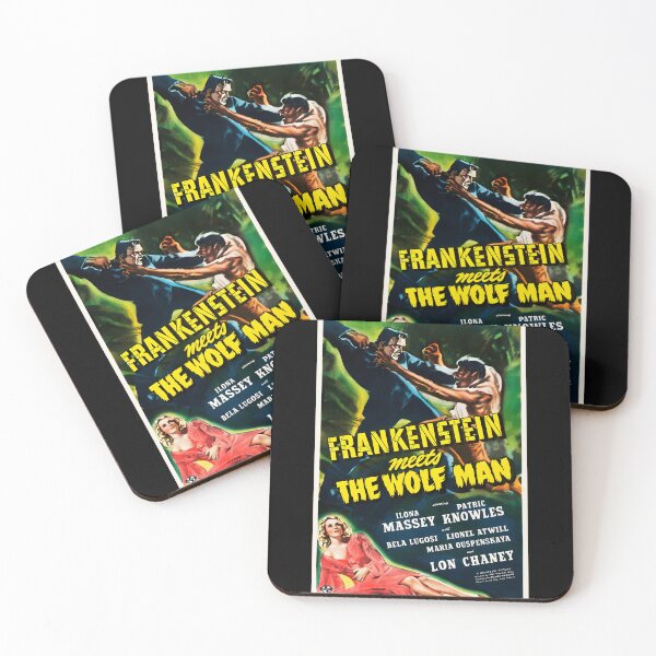 Item preview, Frankenstein Meets Wolfman Cult Horror Film Vintage Movie designed and sold by RolfThomas.