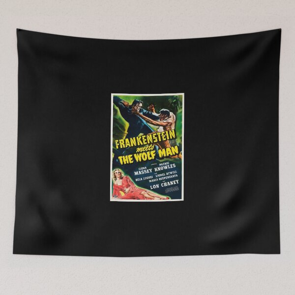Item preview, Frankenstein Meets Wolfman Cult Horror Film Vintage Movie designed and sold by RolfThomas.