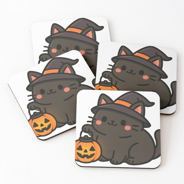 Item preview, Chubby Black Cat Witch  Description: A cute chubby bl designed and sold by Signal and Ink.