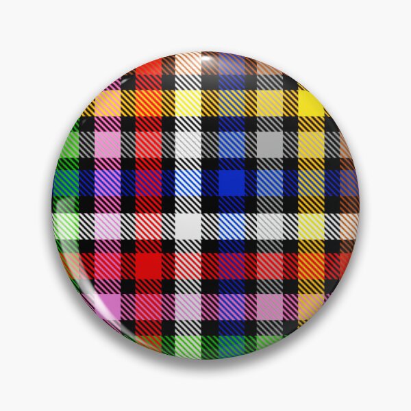 Item preview, Multicolor Flannel Tartan Plaid - Black designed and sold by PatternTitan.
