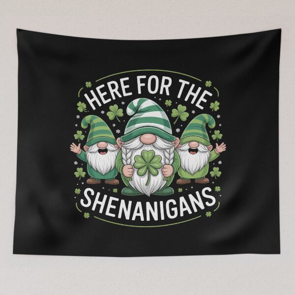 Item preview, St Patricks Day Gnomes Shenanigans Cute designed and sold by blueyeeti.