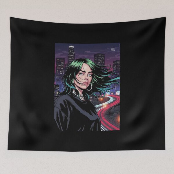 Item preview, Billie Eilish Comic Art  designed and sold by IsaiPowlow.