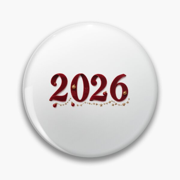 Item preview, New year 2026 decorations with red festive numbers, isolated on transparent, AI generated designed and sold by dvoevnore.