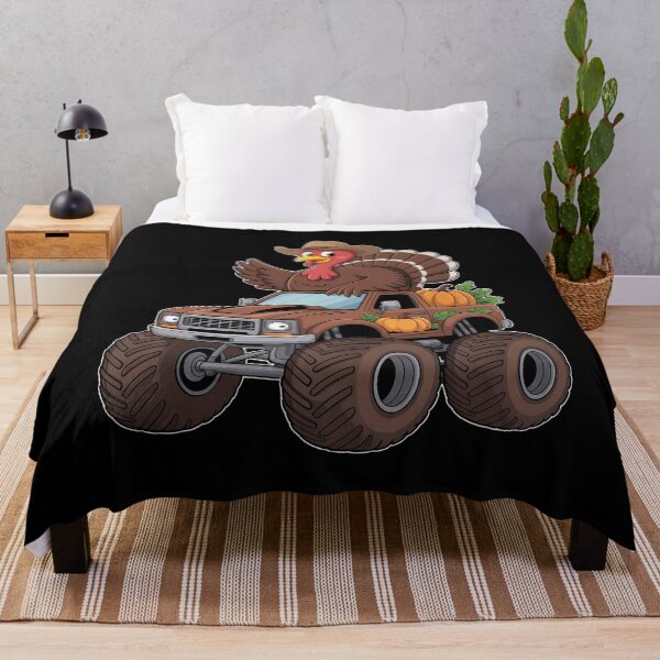 Item preview, Turkey Thanksgiving Riding Truck Cool designed and sold by blueyeeti.