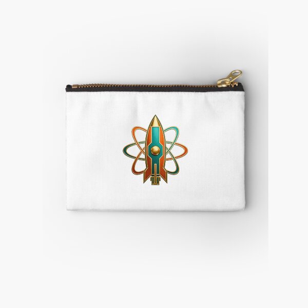 Item preview, Retro-Futuristic Icon: Minimal Rocket & Atom Line Art designed and sold by artumbre.