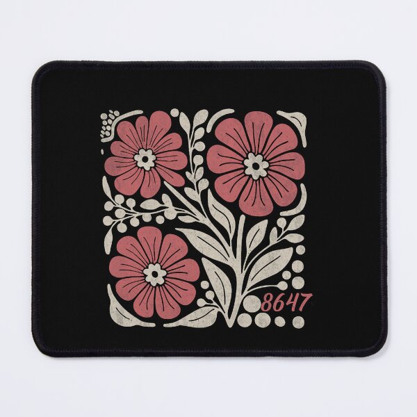 Item preview, 8647 Subtle Anti Trump 86 47 Floral Boho Style designed and sold by ReinholdThie.
