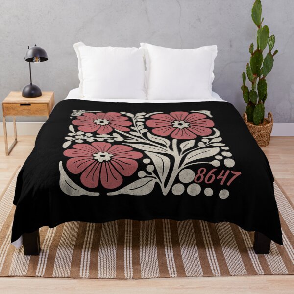 Item preview, 8647 Subtle Anti Trump 86 47 Floral Boho Style designed and sold by ReinholdThie.