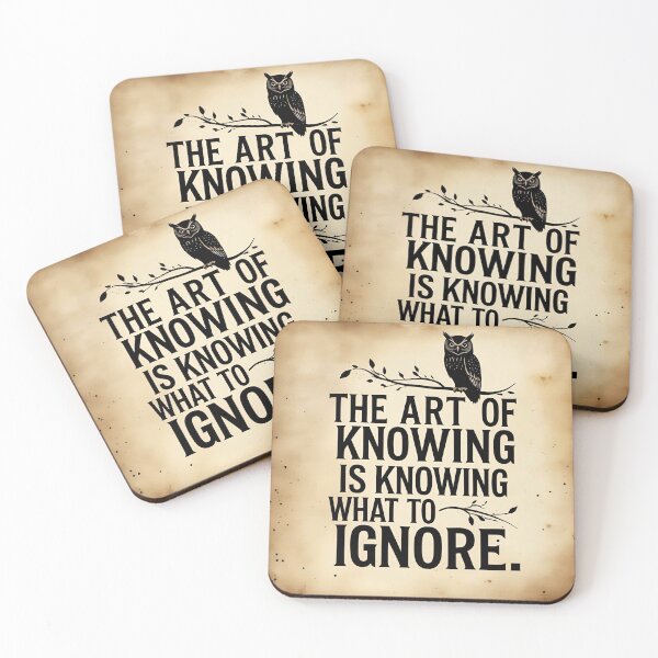 Item preview, The art of knowing is knowing what to ignore 33 designed and sold by Tom-Johnson.